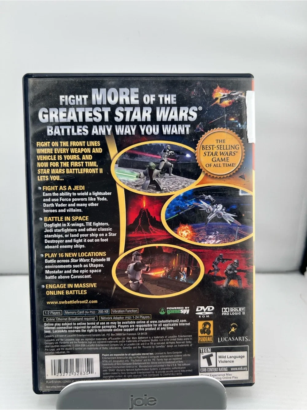 📀PlayStation 2 Sony Star Wars Battlefront II (Black) - Greatest Hits